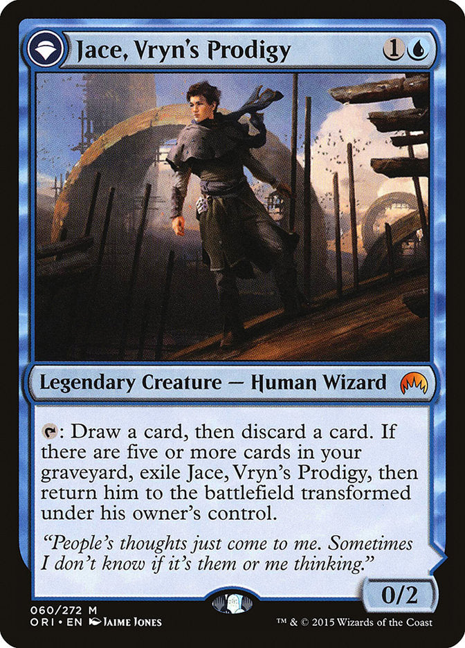 Jace, Vryn's Prodigy // Jace, Telepath Unbound 60/272 (Magic Origins)  | Good Games Morley
