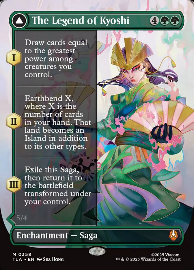The Legend of Kyoshi // Avatar Kyoshi  358 (Avatar: The Last Airbender)  - Borderless | Good Games Morley