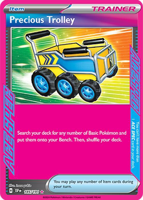 Precious Trolley 185/191 (SV08: Surging Sparks)  - Holofoil | Good Games Morley