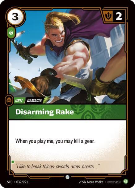 Disarming Rake 32/221 (Spiritforged)  | Good Games Morley
