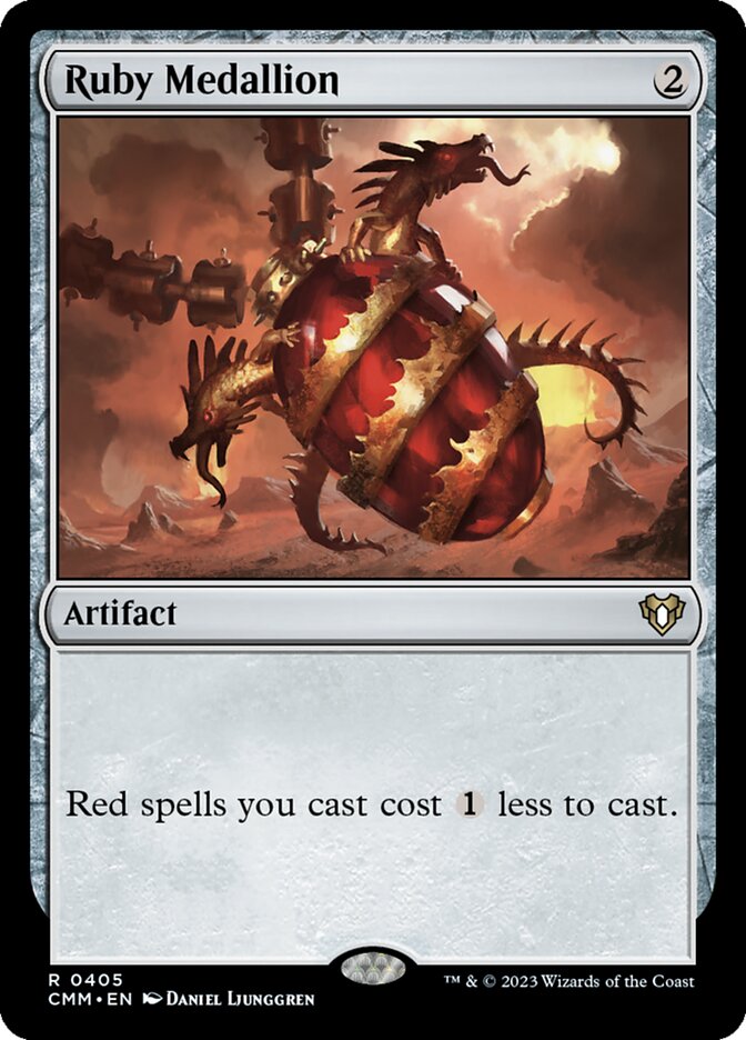 Ruby Medallion 405/451 (Commander Masters)  | Good Games Morley
