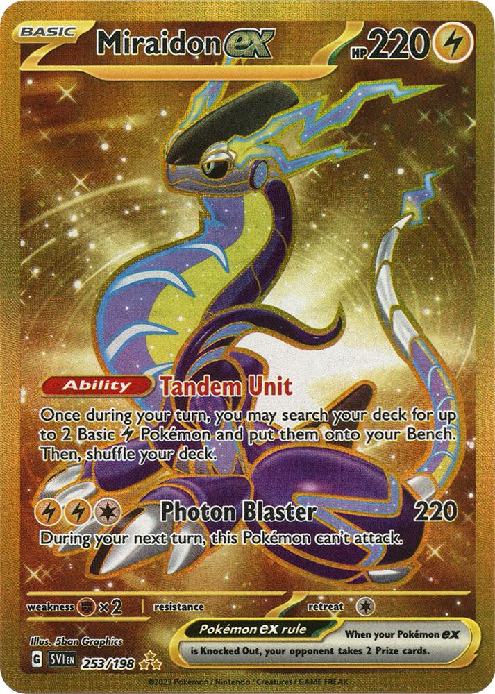 Miraidon ex 253/198 (SV01: Scarlet & Violet Base Set)  - Holofoil | Good Games Morley