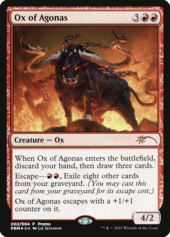Ox of Agonas 2/4 (Unique and Miscellaneous Promos)  - Foil | Good Games Morley