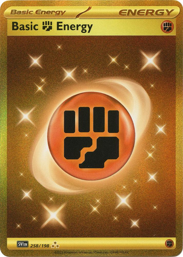 Basic Fighting Energy 258/198 (SV01: Scarlet & Violet Base Set)  - Holofoil | Good Games Morley