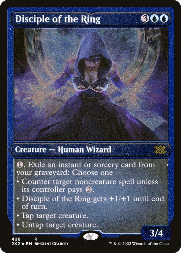 Disciple of the Ring Foil Etched 428 (Double Masters 2022)  - Foil | Good Games Morley