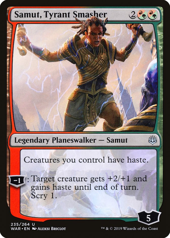 Samut, Tyrant Smasher 235/264 (War of the Spark)  - Foil | Good Games Morley