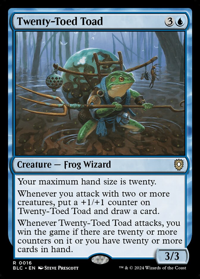 Twenty-Toed Toad 16 (Commander: Bloomburrow)  | Good Games Morley