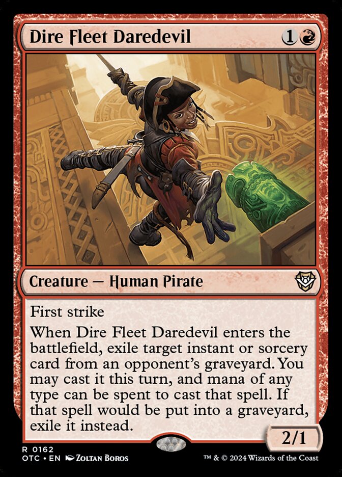 Dire Fleet Daredevil 162/342 (Commander: Outlaws of Thunder Junction)  | Good Games Morley