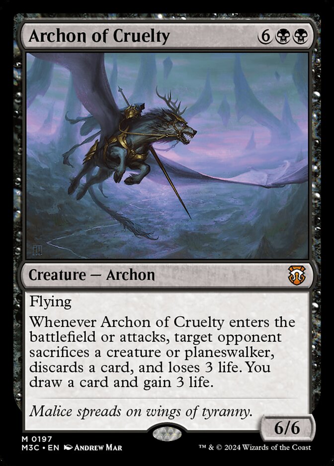 Archon of Cruelty 197/411 (Commander: Modern Horizons 3)  | Good Games Morley