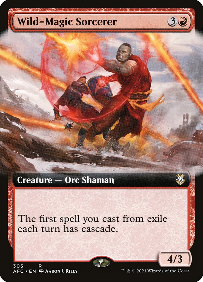 Wild-Magic Sorcerer 305/62 (Commander: Adventures in the Forgotten Realms)  | Good Games Morley