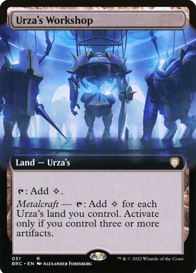 Urzas Workshop Extended Art 51 (Commander: The Brothers' War)  - Foil | Good Games Morley