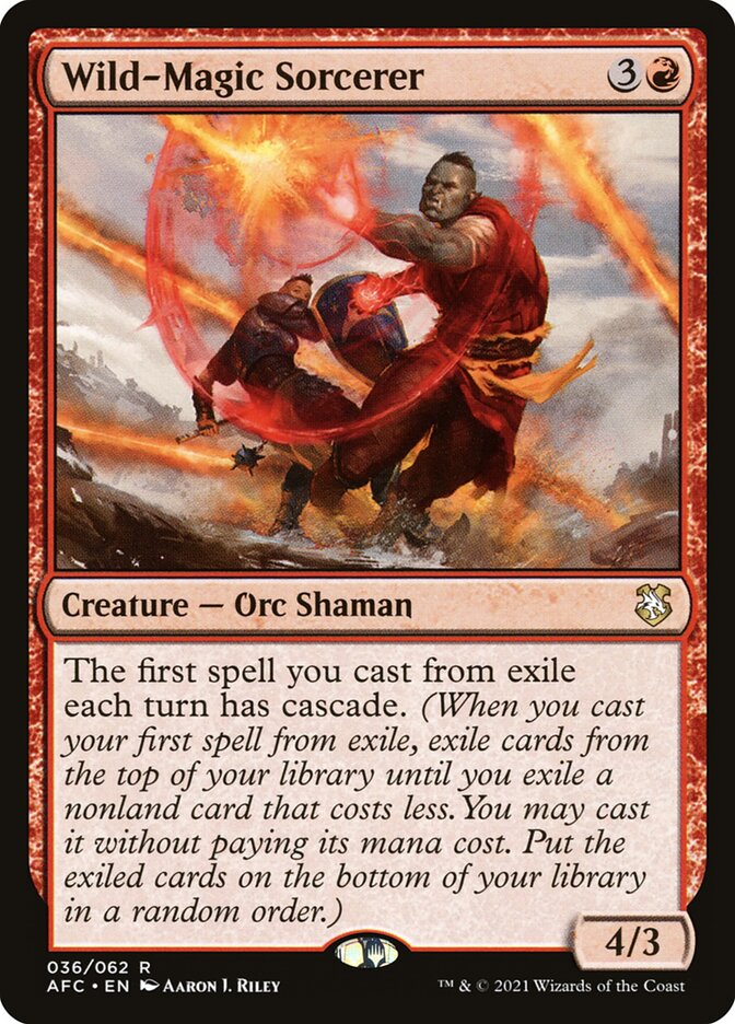 Wild Magic Sorcerer 36 (Commander: Adventures in the Forgotten Realms)  | Good Games Morley