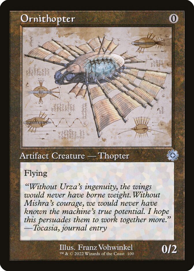 Ornithopter 100/63 (The Brothers' War: Retro Frame Artifacts)  - Foil | Good Games Morley