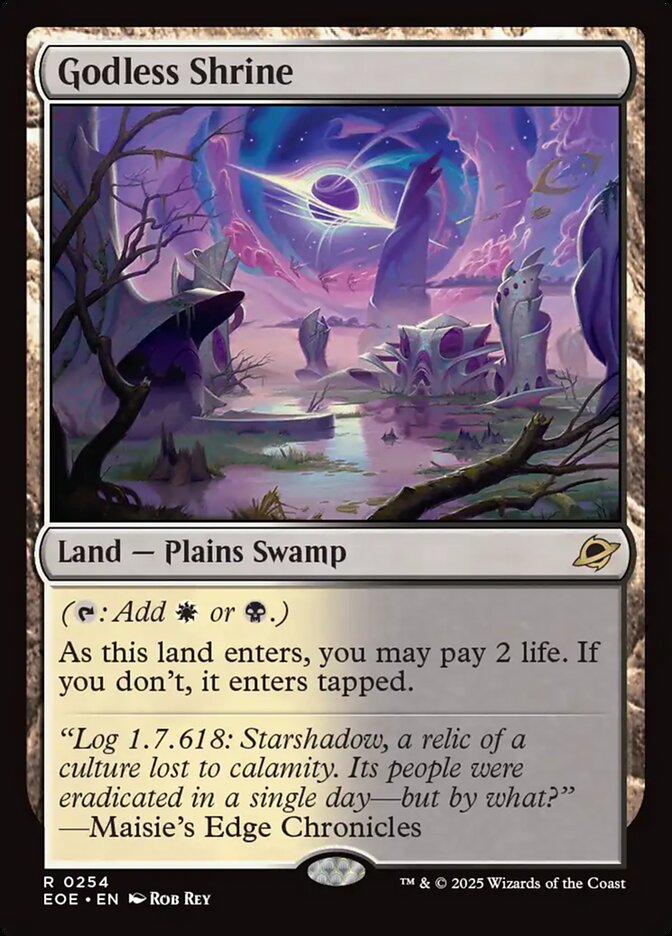 Godless Shrine 254 (Edge of Eternities)  - Foil | Good Games Morley