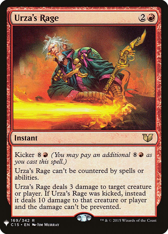 Urza's Rage C15-169/5075 (The List Reprints)  | Good Games Morley