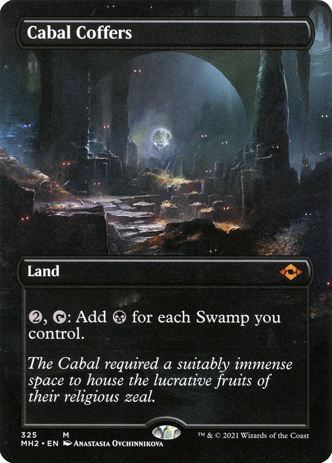 Cabal Coffers Borderless 325 (Modern Horizons 2)  - Foil | Good Games Morley