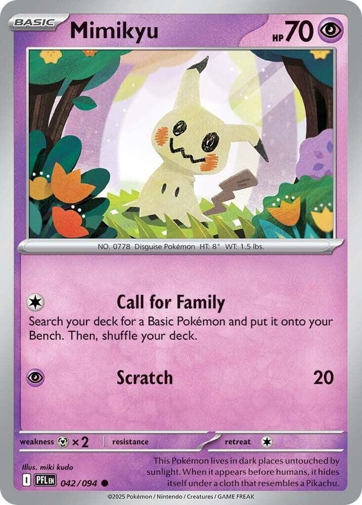 Mimikyu 042/094 (ME02: Phantasmal Flames)  | Good Games Morley