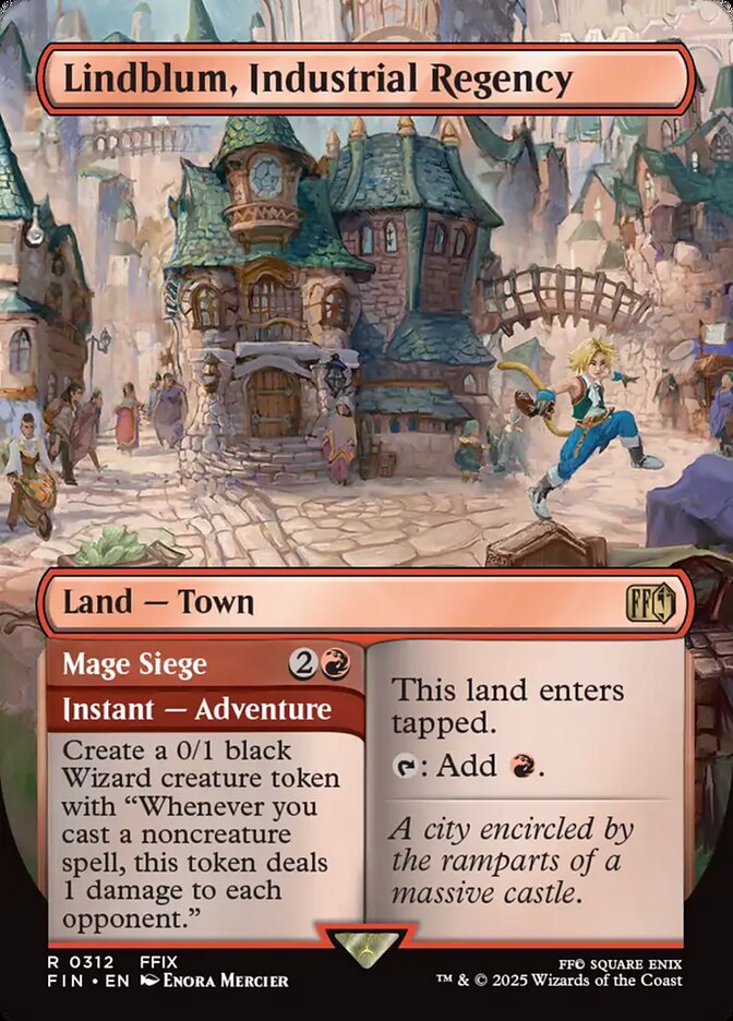Lindblum, Industrial Regency // Mage Siege 312 (FINAL FANTASY)  - Borderless Foil | Good Games Morley