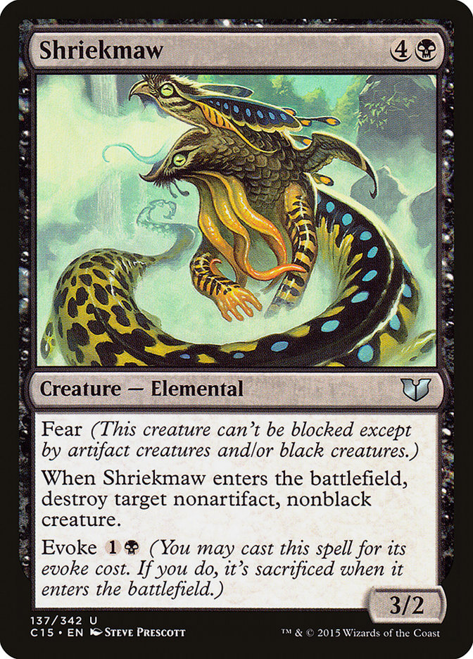 Shriekmaw 137/342 (Commander 2015)  | Good Games Morley