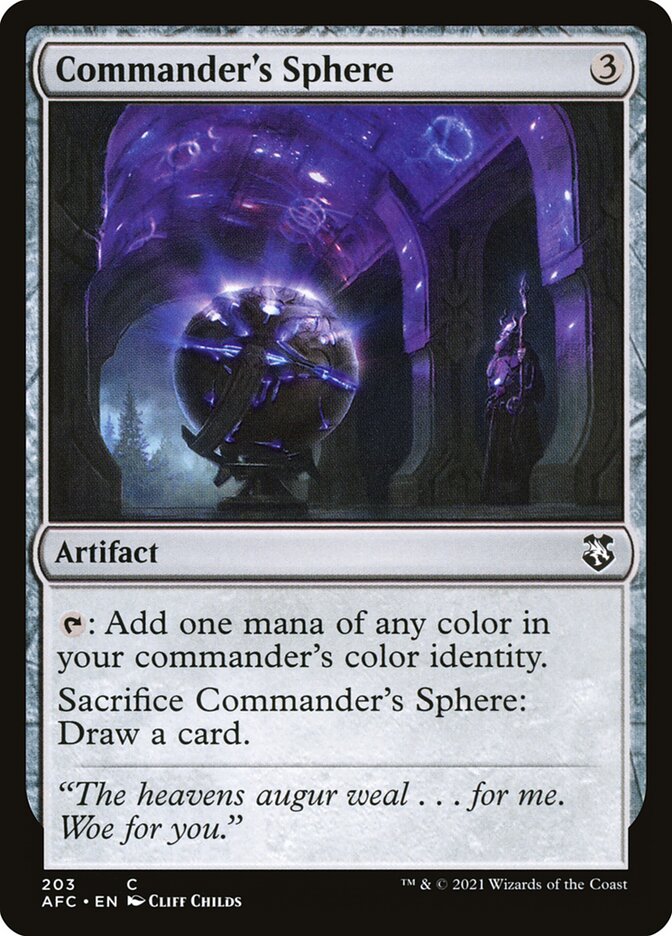Commander's Sphere 203/62 (Commander: Adventures in the Forgotten Realms)  | Good Games Morley