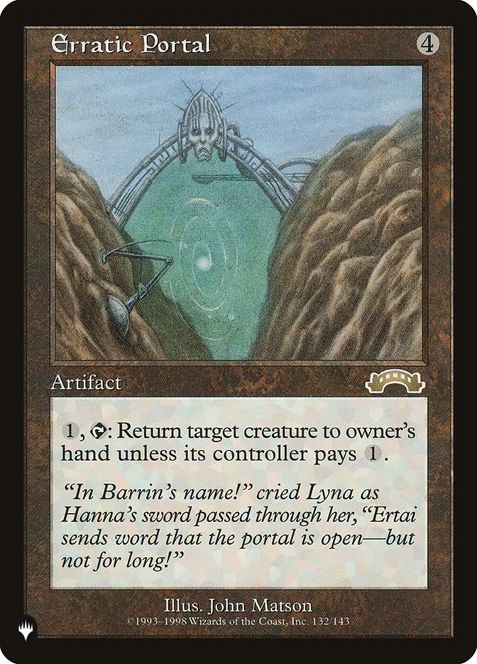 Erratic Portal EXO-132/5075 (The List Reprints)  | Good Games Morley