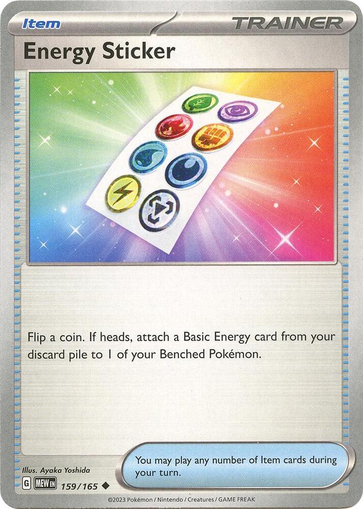 Energy Sticker 159/165 (SV: Scarlet & Violet 151)  | Good Games Morley