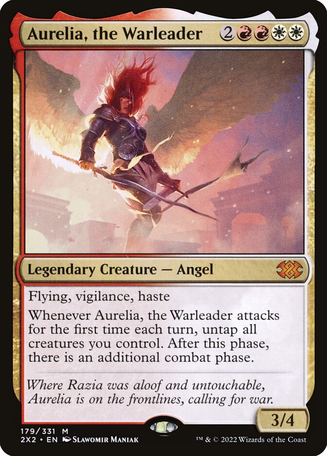 Aurelia the Warleader 179 (Double Masters 2022)  | Good Games Morley
