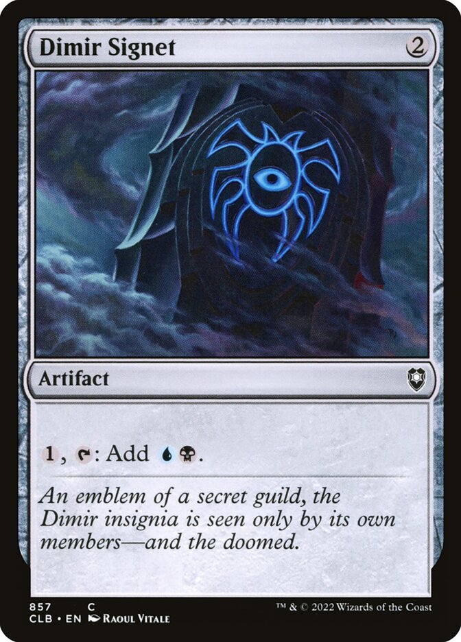 Dimir Signet 857 (Commander Legends: Battle for Baldur's Gate)  | Good Games Morley