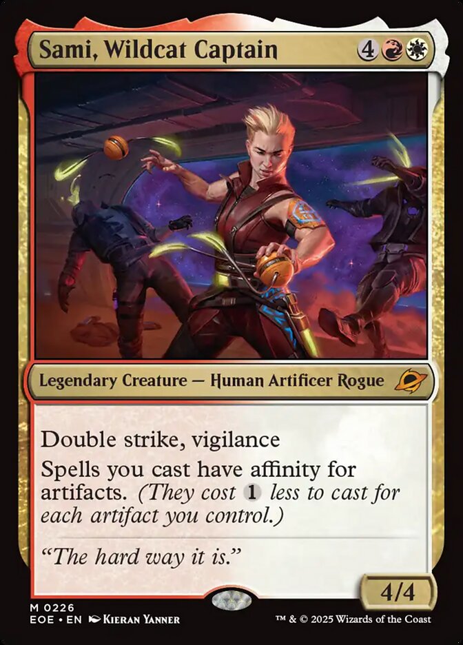 Sami, Wildcat Captain 226/276 (Edge of Eternities)  - Foil | Good Games Morley