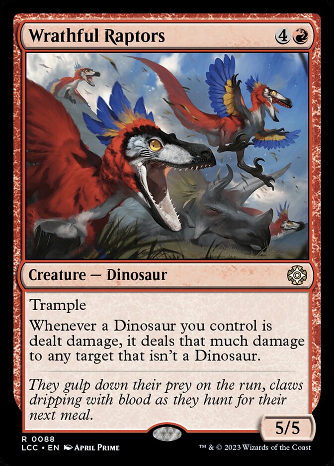 Wrathful Raptors 88/370 (Commander: The Lost Caverns of Ixalan)  | Good Games Morley
