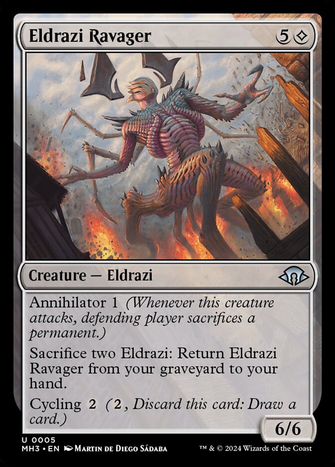 Eldrazi Ravager 5/319 (Modern Horizons 3)  - Foil | Good Games Morley