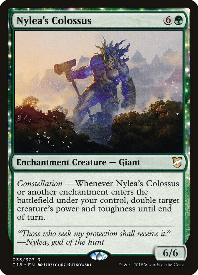 Nylea's Colossus 33/307 (Commander 2018)  | Good Games Morley