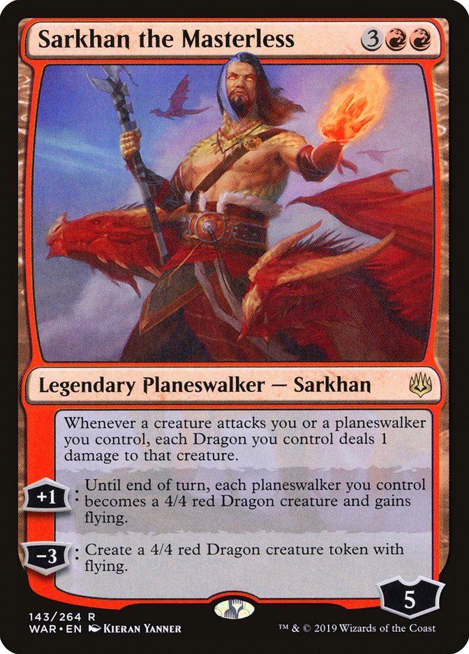 Sarkhan, the Masterless 143/264 (War of the Spark)  | Good Games Morley