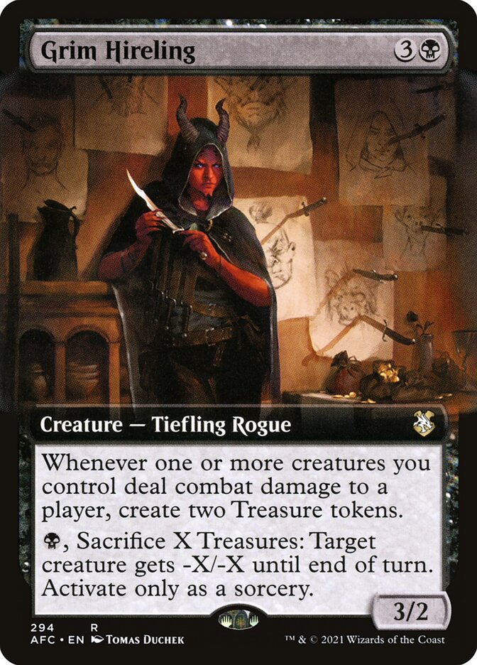 Grim Hireling 294/62 (Commander: Adventures in the Forgotten Realms)  | Good Games Morley