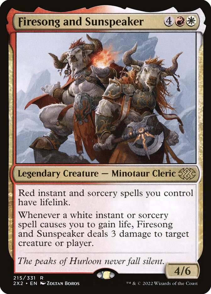 Firesong and Sunspeaker 215/331 (Double Masters 2022)  | Good Games Morley