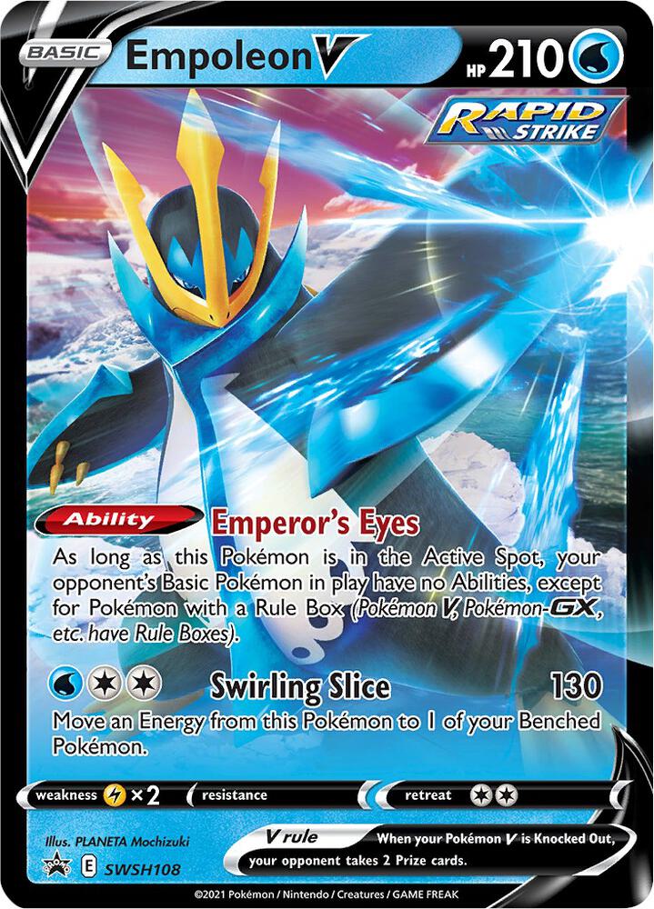 Empoleon V SWSH108 (SWSH: Sword & Shield Promo Cards)  - Holofoil | Good Games Morley