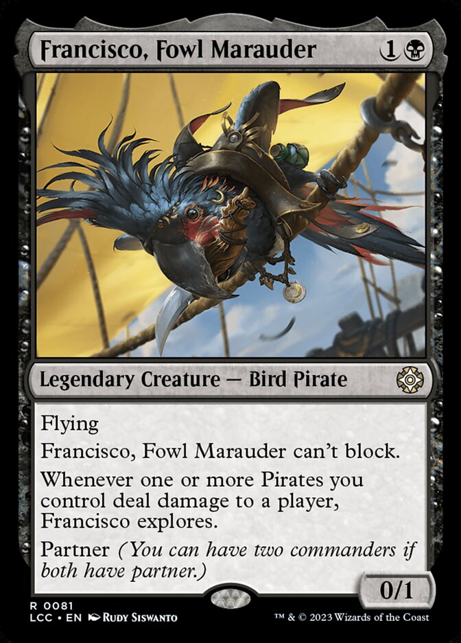 Francisco, Fowl Marauder 81/370 (Commander: The Lost Caverns of Ixalan)  | Good Games Morley