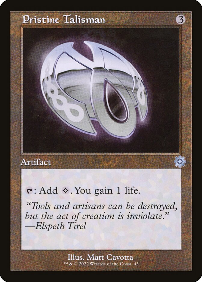Pristine Talisman 43/63 (The Brothers' War: Retro Frame Artifacts)  - Foil | Good Games Morley