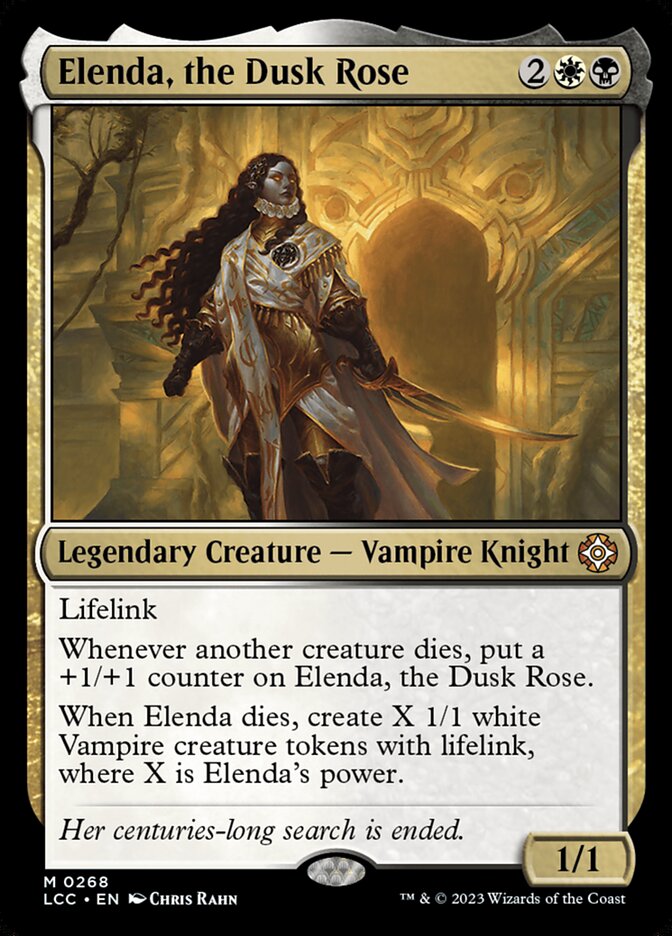 Elenda the Dusk Rose 268 (Commander: The Lost Caverns of Ixalan)  | Good Games Morley