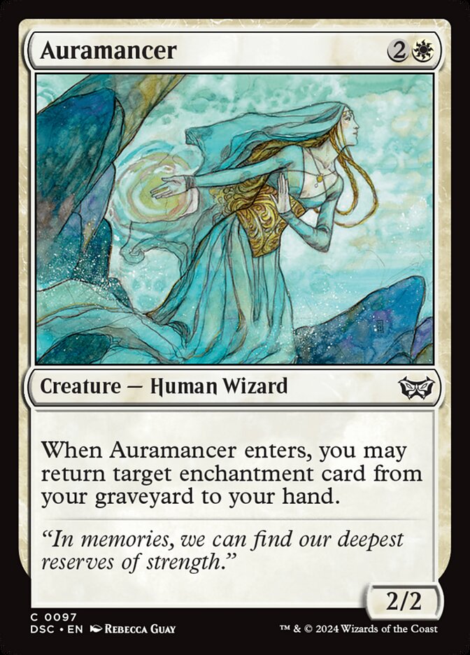 Auramancer 97/40 (Commander: Duskmourn: House of Horror)  | Good Games Morley