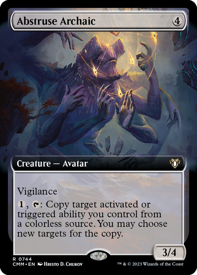 Abstruse Archaic 744/451 (Commander Masters)  - Extended Art | Good Games Morley