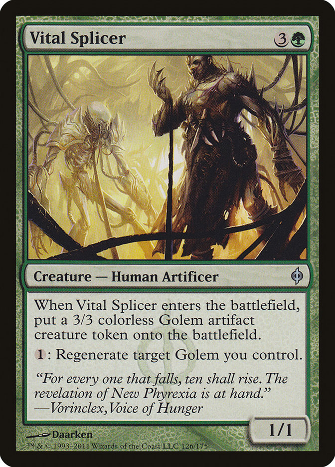 Vital Splicer 126/175 (New Phyrexia)  - Foil | Good Games Morley