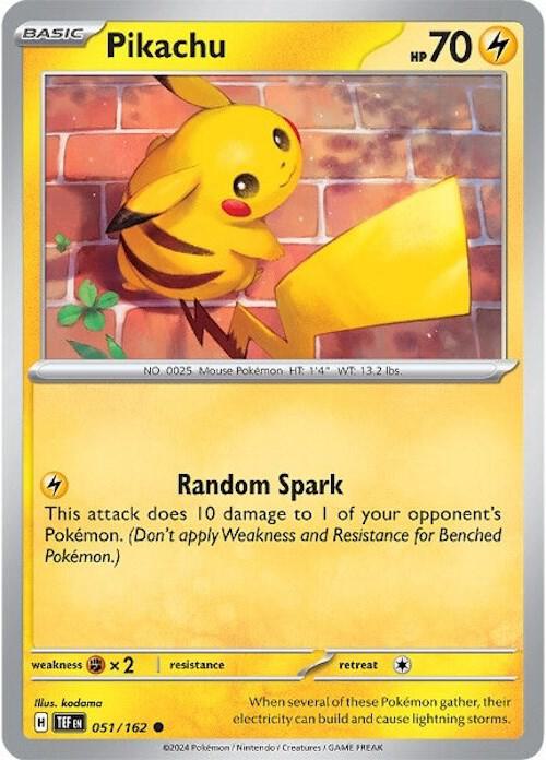 Pikachu 051/162 (SV05: Temporal Forces)  | Good Games Morley