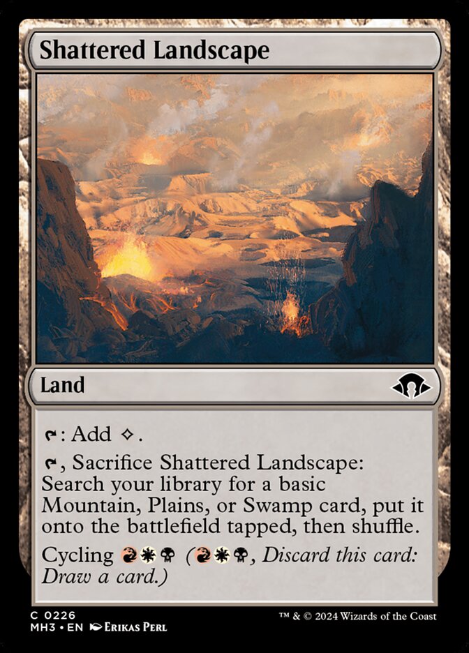 Shattered Landscape 226 (Modern Horizons 3)  - Foil | Good Games Morley