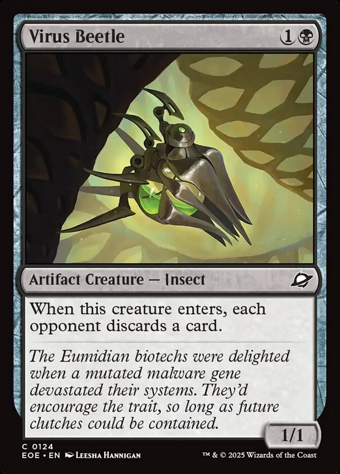 Virus Beetle 124/276 (Edge of Eternities)  - Foil | Good Games Morley