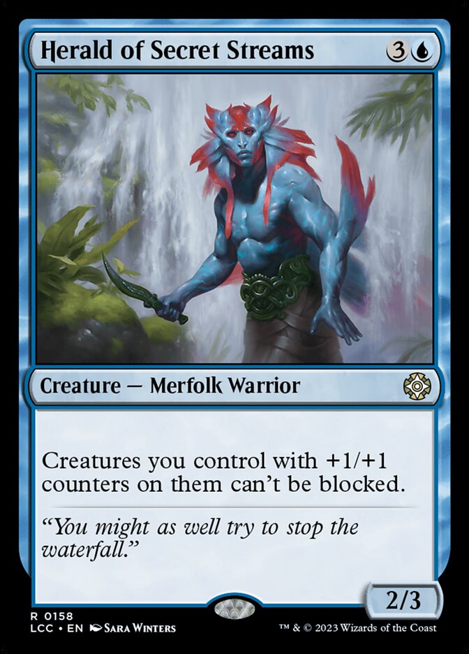 Herald of Secret Streams 158 (Commander: The Lost Caverns of Ixalan)  | Good Games Morley