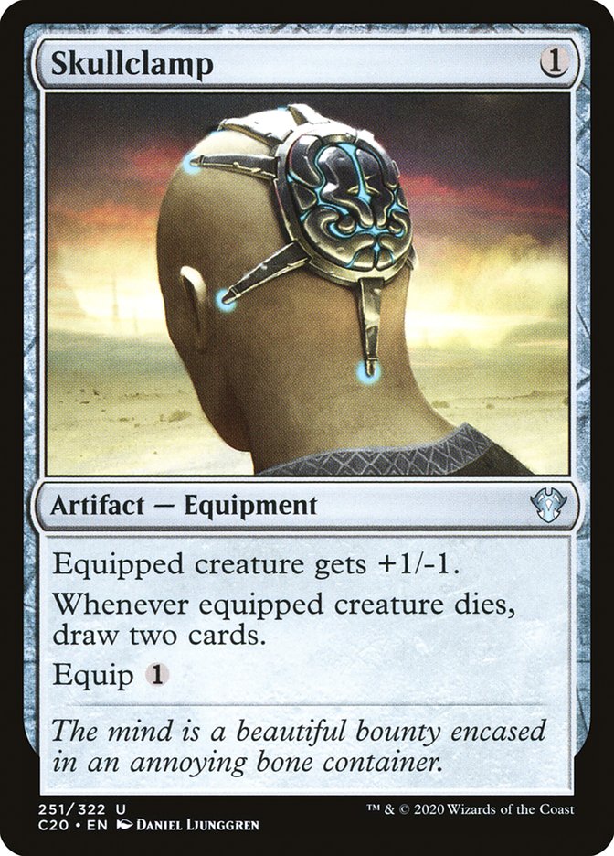 Skullclamp 251/322 (Commander 2020)  | Good Games Morley