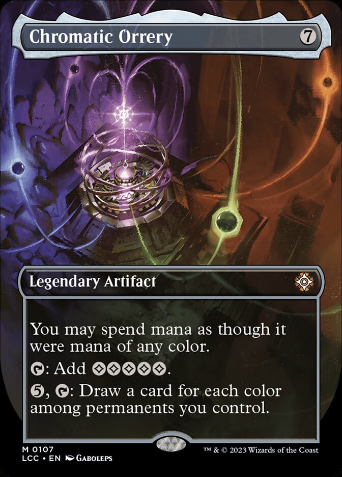 Chromatic Orrery 107/370 (Commander: The Lost Caverns of Ixalan)  - Borderless | Good Games Morley