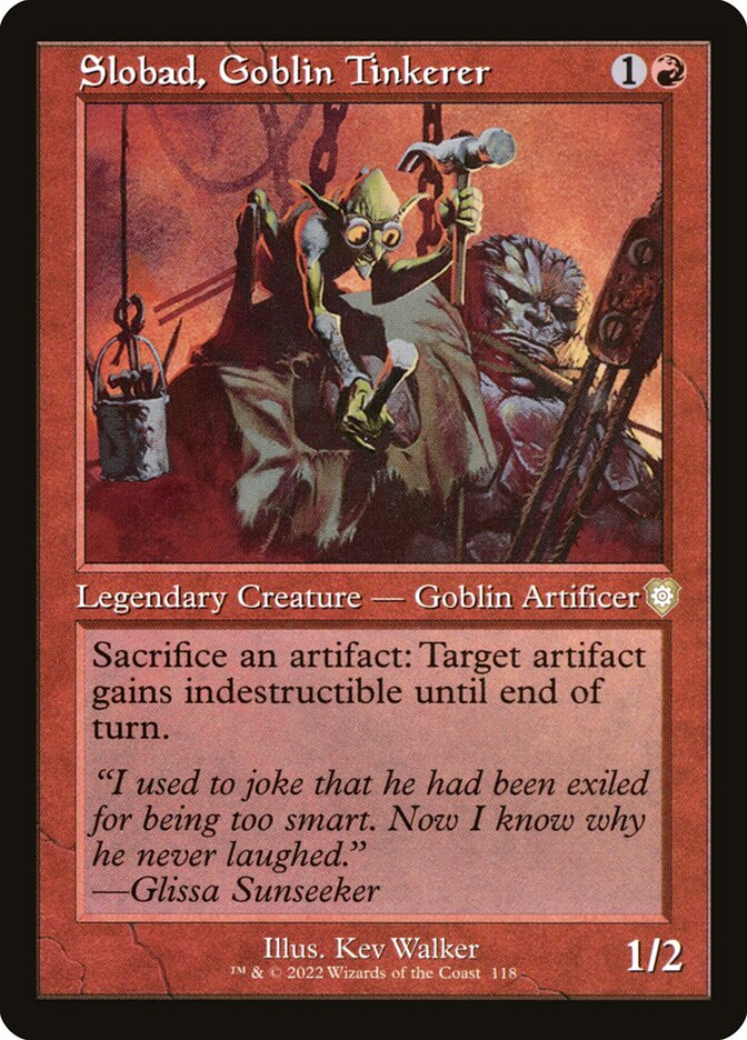 Slobad, Goblin Tinkerer 118/40 (Commander: The Brothers' War)  | Good Games Morley