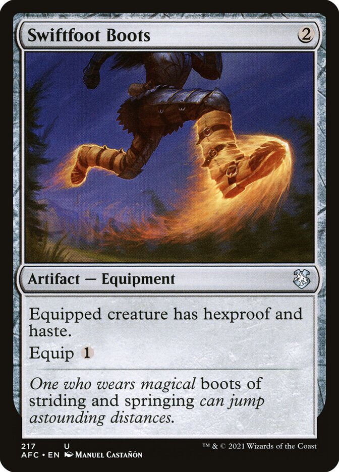 Swiftfoot Boots 217/62 (Commander: Adventures in the Forgotten Realms)  | Good Games Morley
